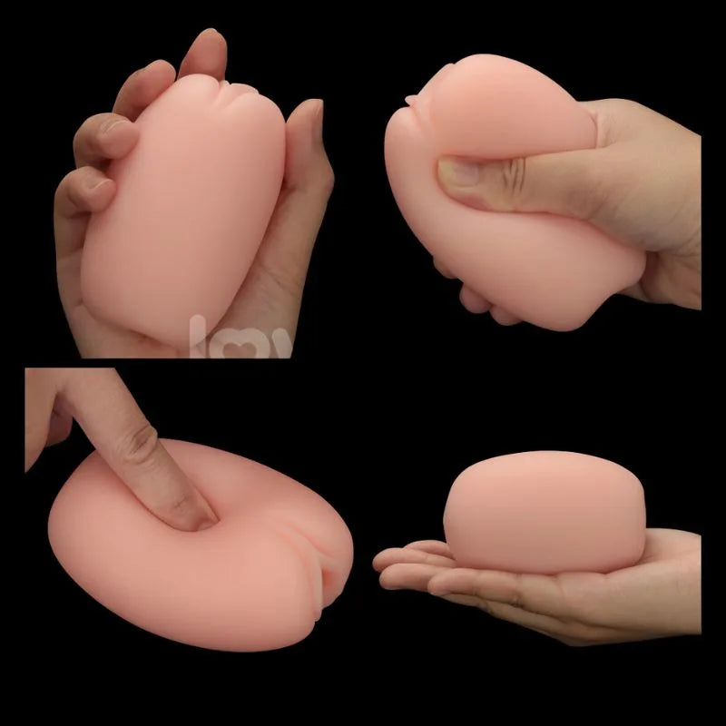Masturbador slider doble vagina y ano