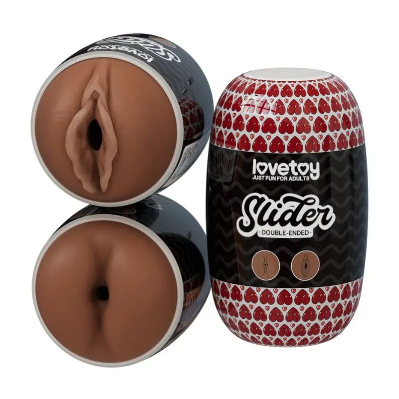 Masturbador slider doble vagina y ano