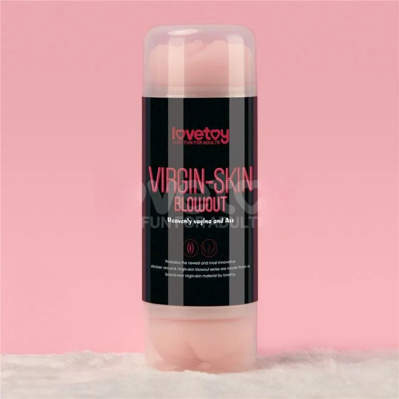 Masturbador - Realista - virgin skin - realista - masturbador doble - lovetoy -Sexshop - dominame - LV250017