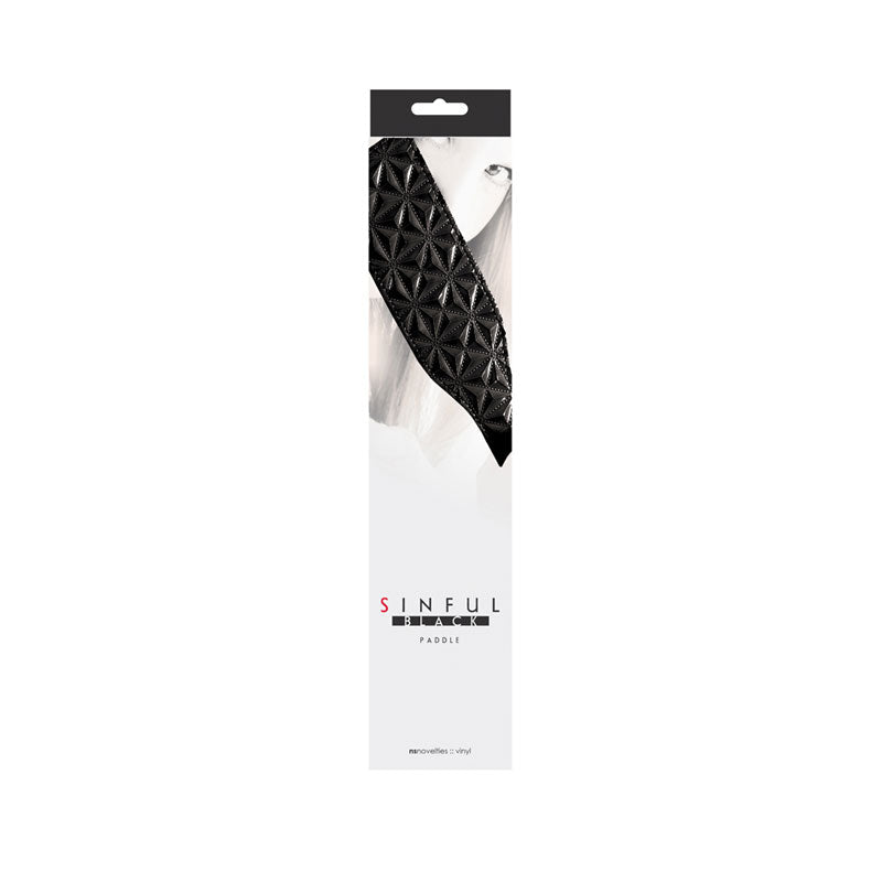 Nalgador Sinful Black - BDSM - bondage - juguetes eroticos - juguetes sexuales - fusta bdsm - sex shop
