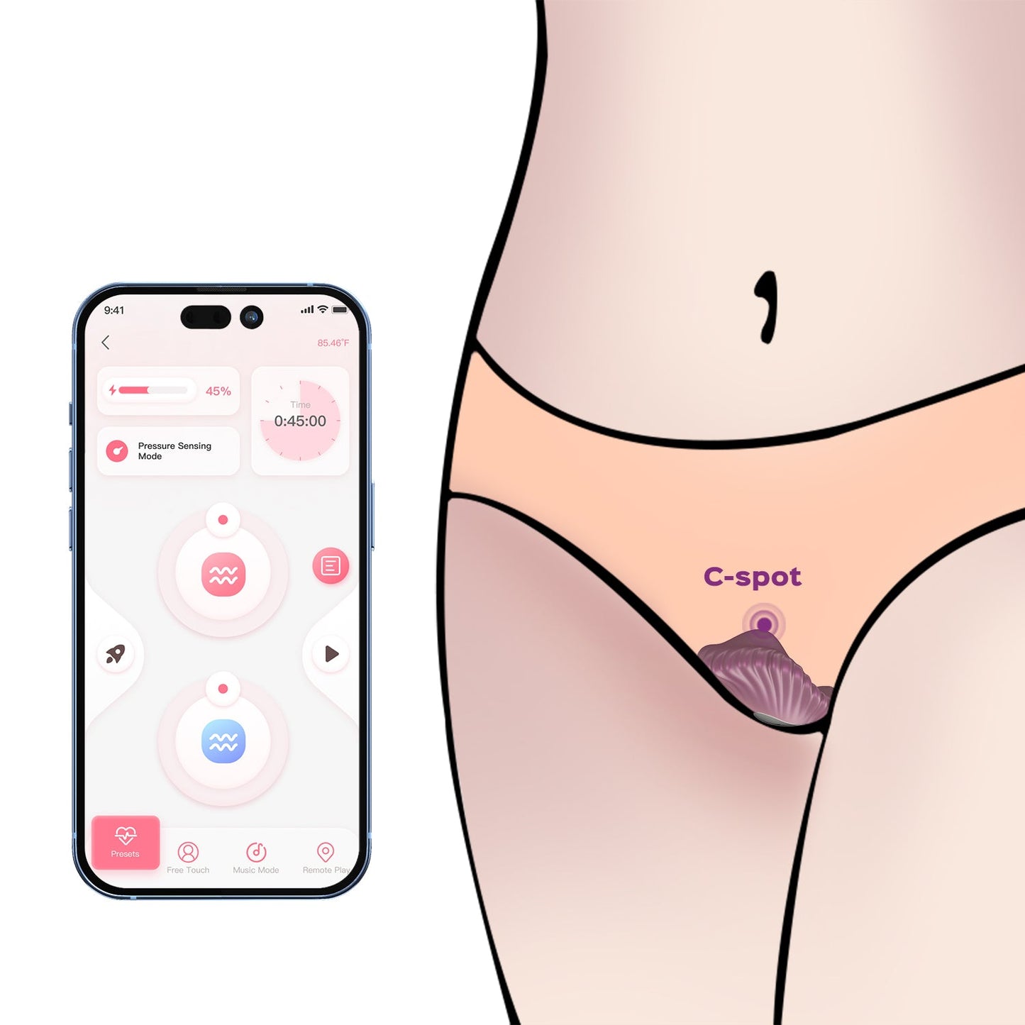Pearl vibrador de calzon - Calzon Vibrador con APP - Calzon Vibrador Discreto - Juguetes para adultos