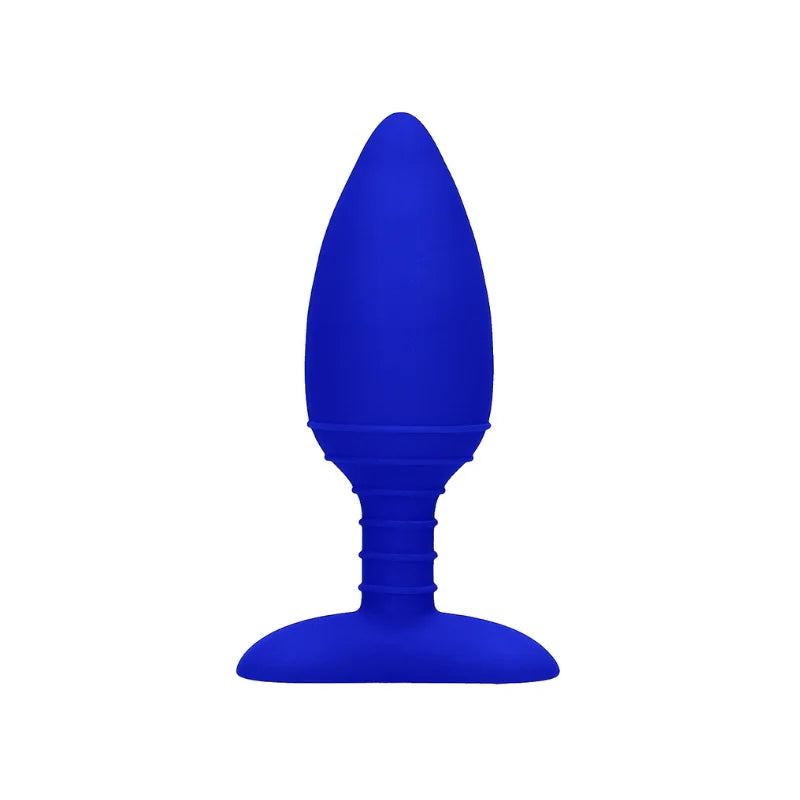 Plug Anal - Efecto Vibrante y Calor - Ouch - ELE015BLU - Sexshop Dominame