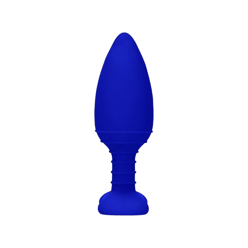 Plug Anal - Efecto Vibrante y Calor - Ouch - ELE015BLU - Sexshop Dominame