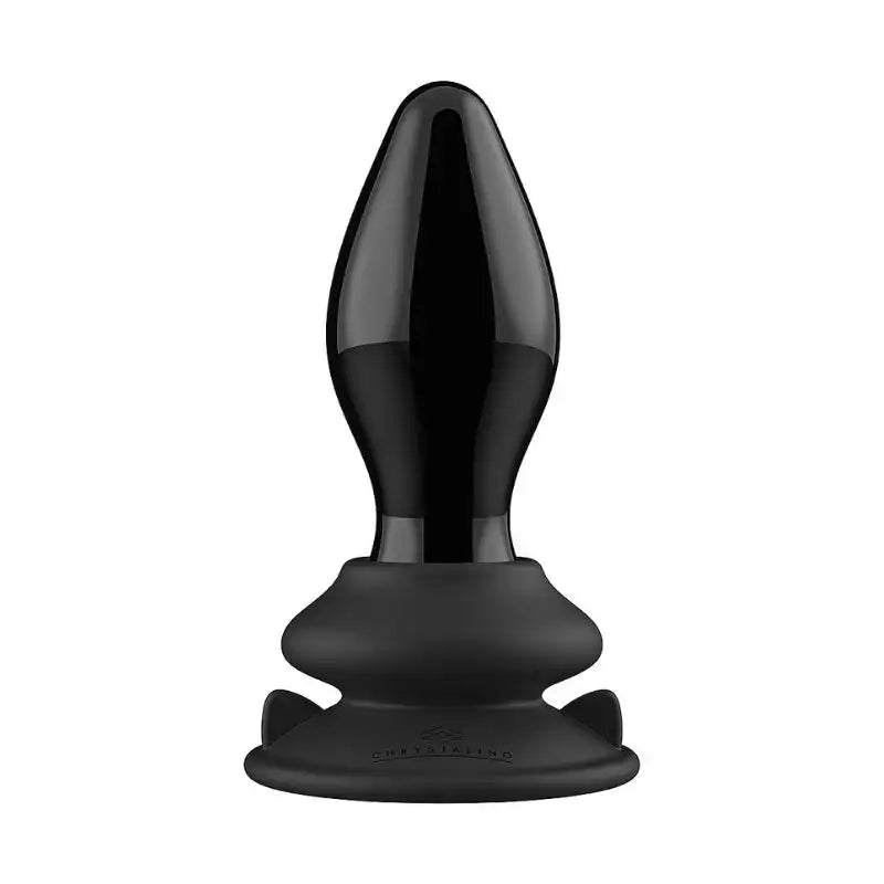 Plug Anal de Vidrio Vibrante Stretchy de Ouch - Dilatador anal vibrante de vidrio - Sexshop Dominame.cl
