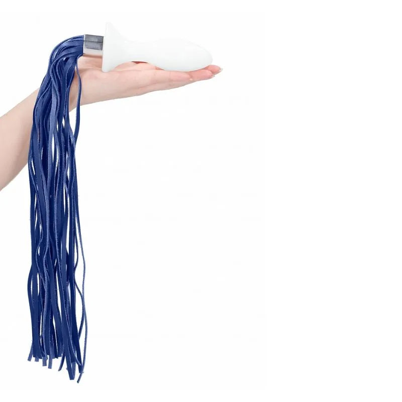 Plug Anal y Fusta Chrystalino de Ouch - Dilatador anal de vidrio - bondage - Sexshop Dominamecl