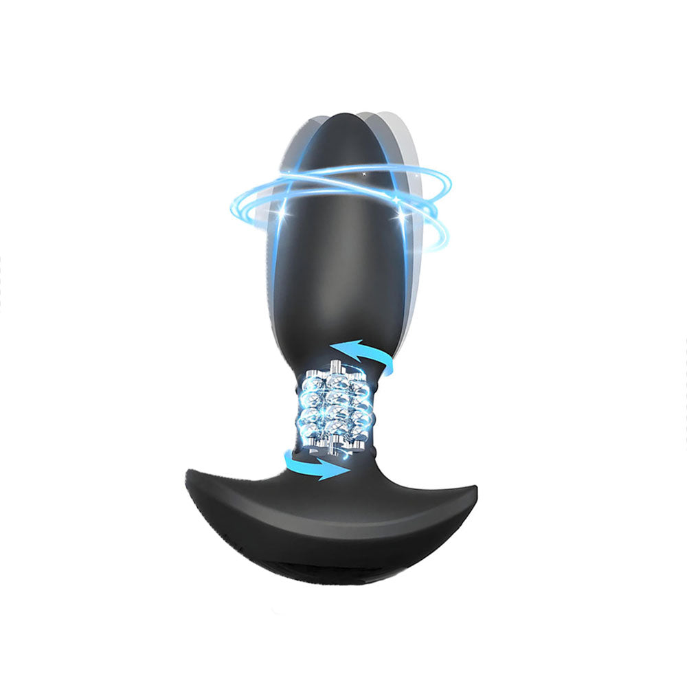 Plug anal torbellino con app - dominame - juguetes anales - juguetes sexuales vibradores - consolador anal para hombre - Sex shop Dominame.cl