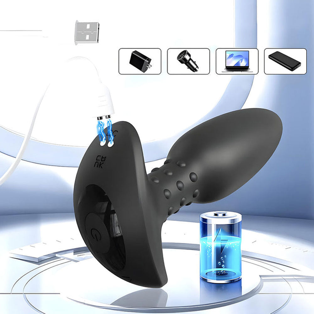 Plug anal torbellino con app - dominame - juguetes anales - juguetes sexuales vibradores - consolador anal para hombre - Sex shop Dominame.cl
