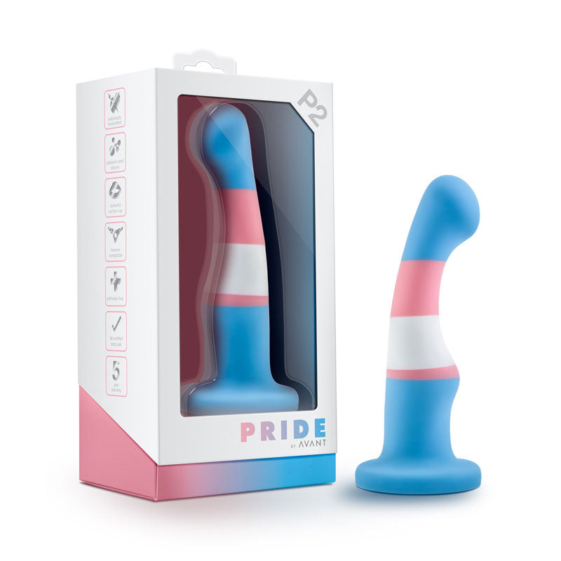 Pride P2 - True Blue - dildo -dildo con ventosa - juguetes no falicos - juguetes sexuales - sexshop - envios discretos