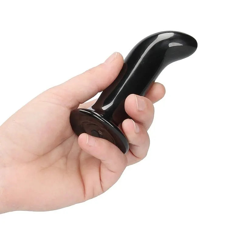 Prostatico de Vidrio Vibrante Prickly de Ouch - Vibrador de prostata de vidrio - Sexshop Dominame.cl