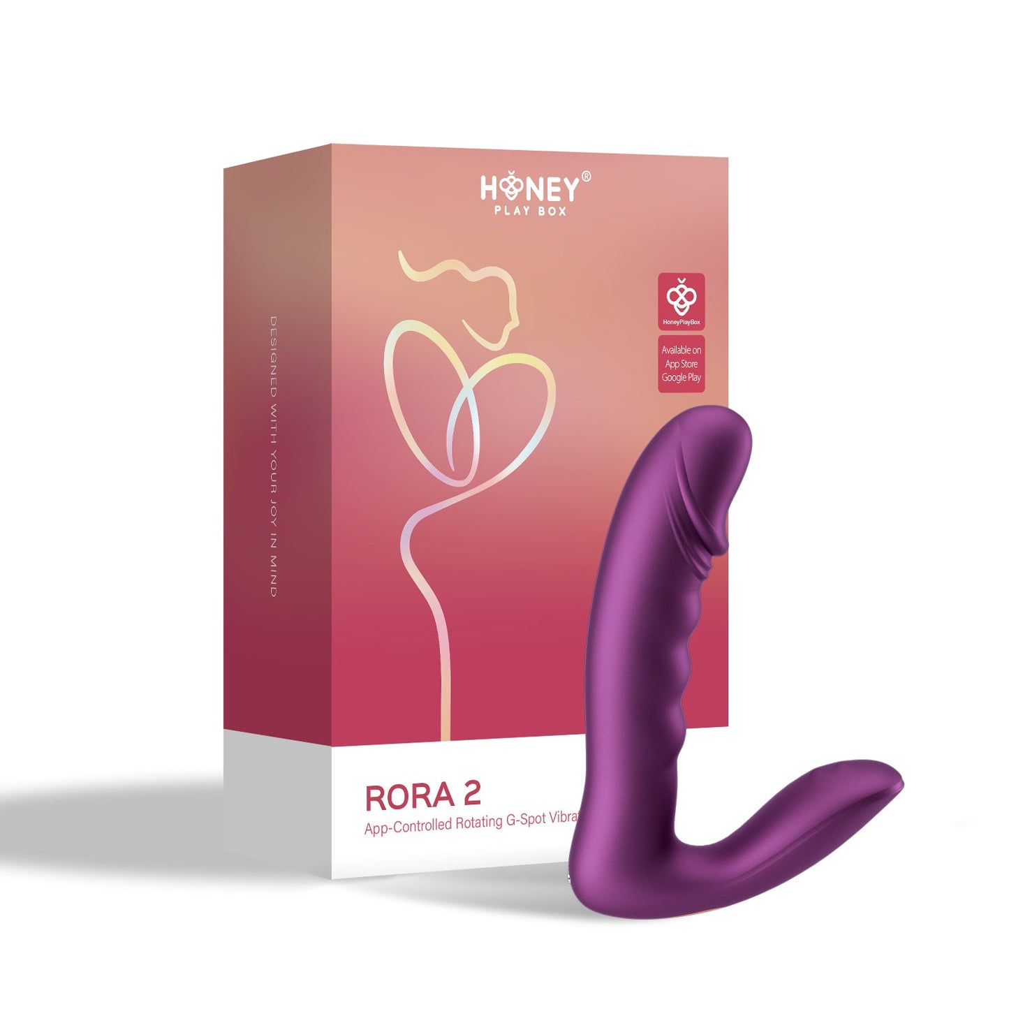 Rora 2 vibrador dual con movimiento de Honey Play Box - vibradores - vibrador a distancia - juguetes sexuales