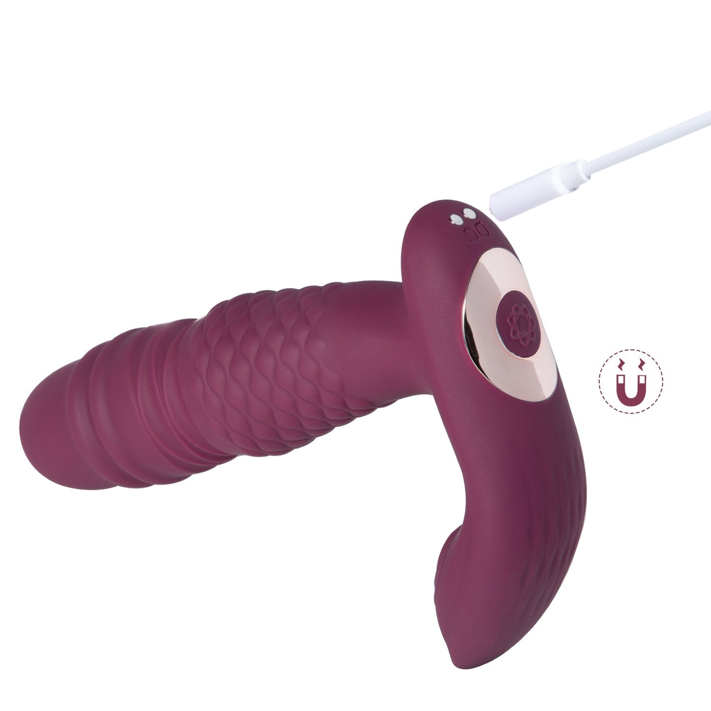 Ryder vibrador dual con movimiento de Honey play box - Vibrador con App - Vibrador con movimiento - Juguetes sexuales