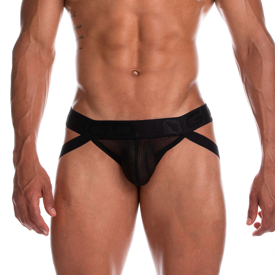 Secrecy Jockstrap Black - suspensorio - ropa interior masculina - lenceria erotica para hombre