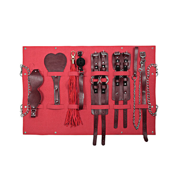 Set de 7 pecados - bonda - fusta - latigo - antifaz - nalgueador - mordaza - juegos eroticos - juguetes sexuales - envios discretos - sexy shop santiango - sex shop chile