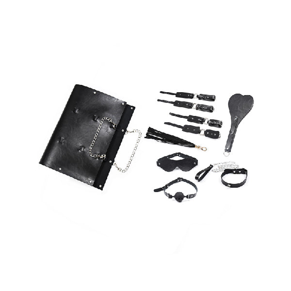 Set de 7 pecados - bonda - fusta - latigo - antifaz - nalgueador - mordaza - juegos eroticos - juguetes sexuales - envios discretos - sexy shop santiango - sex shop chile