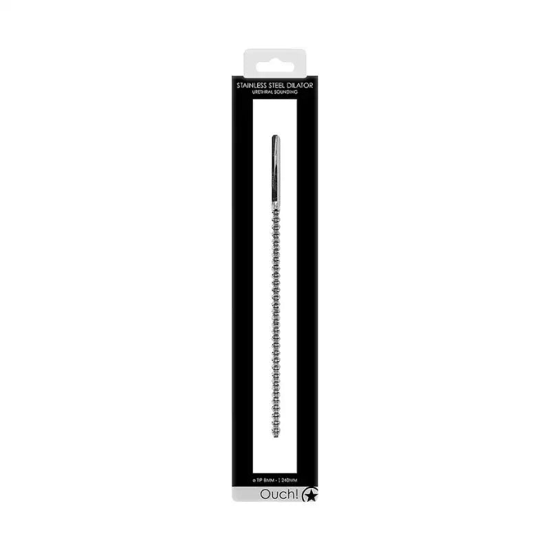 Sonda uretral de acero - sounding - cabeza del pene - Sexshop Dominame.cl