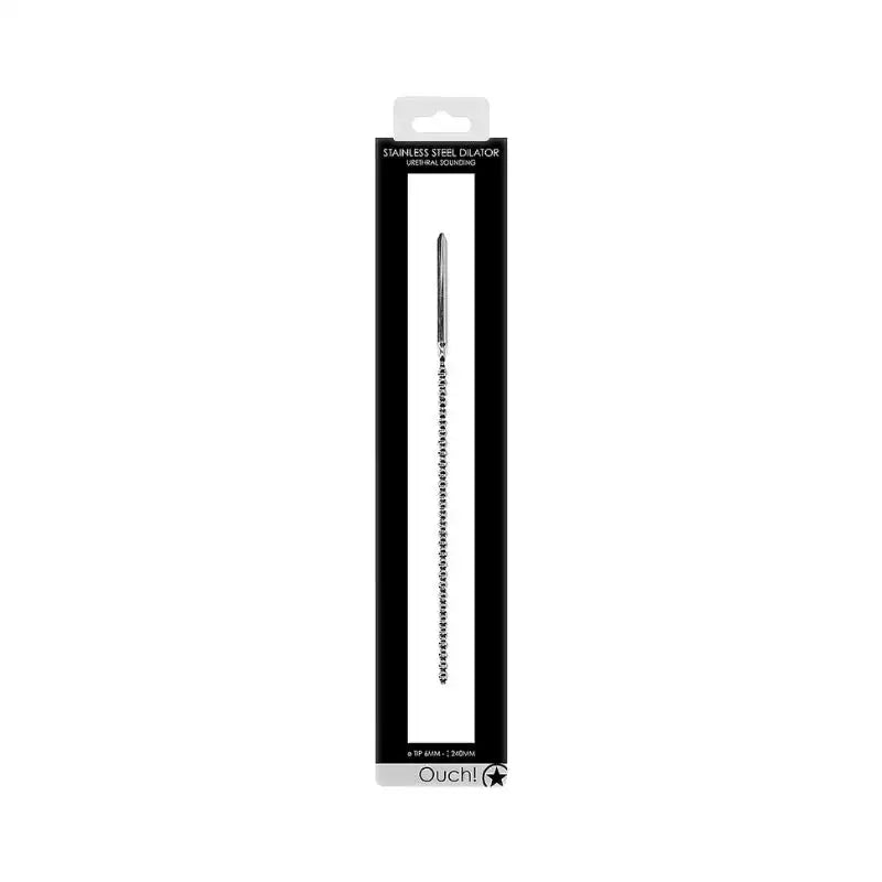 Sonda uretral de acero - sounding - cabeza del pene - Sexshop Dominame.cl