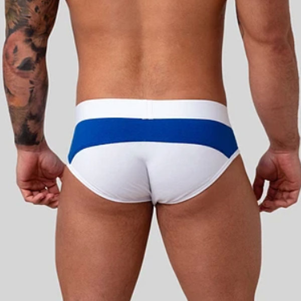 Sport Brief Supercolor Naranja/Azul - calzoncillo - ropa intima masculina - ropa interior de hombre