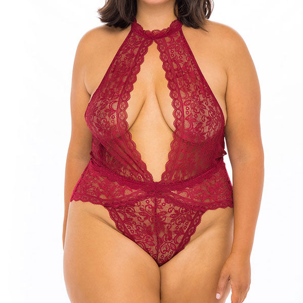 Teddy de Encaje Curvy Allison - lenceria sexy mujer - bodys