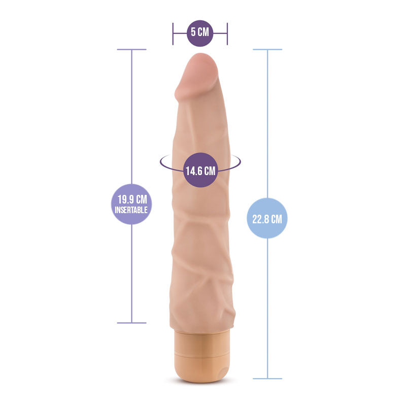 Vibrador Realista Cock Vibe 1 Dr. Skin - dildo vibrador - didlo realista - pene de juguete - tienda sexual - juguetes sexuales