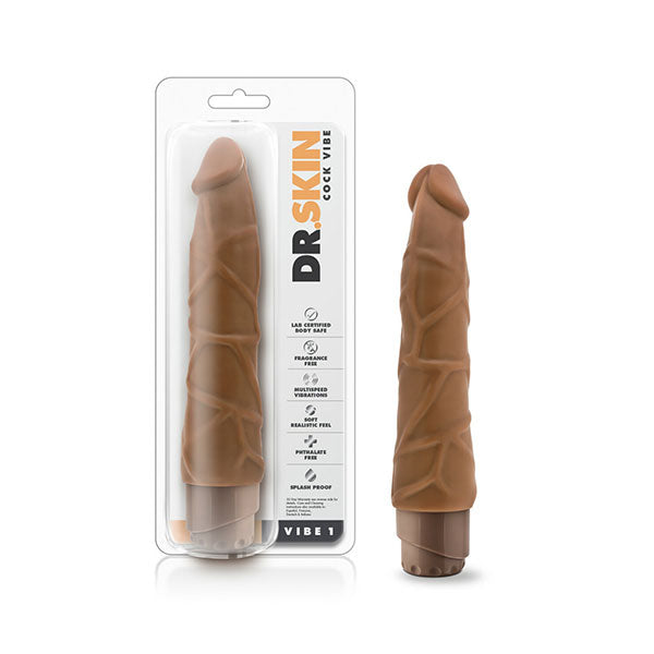 Vibrador Realista Cock Vibe 1 Dr. Skin - dildo vibrador - didlo realista - pene de juguete - tienda sexual - juguetes sexuales
