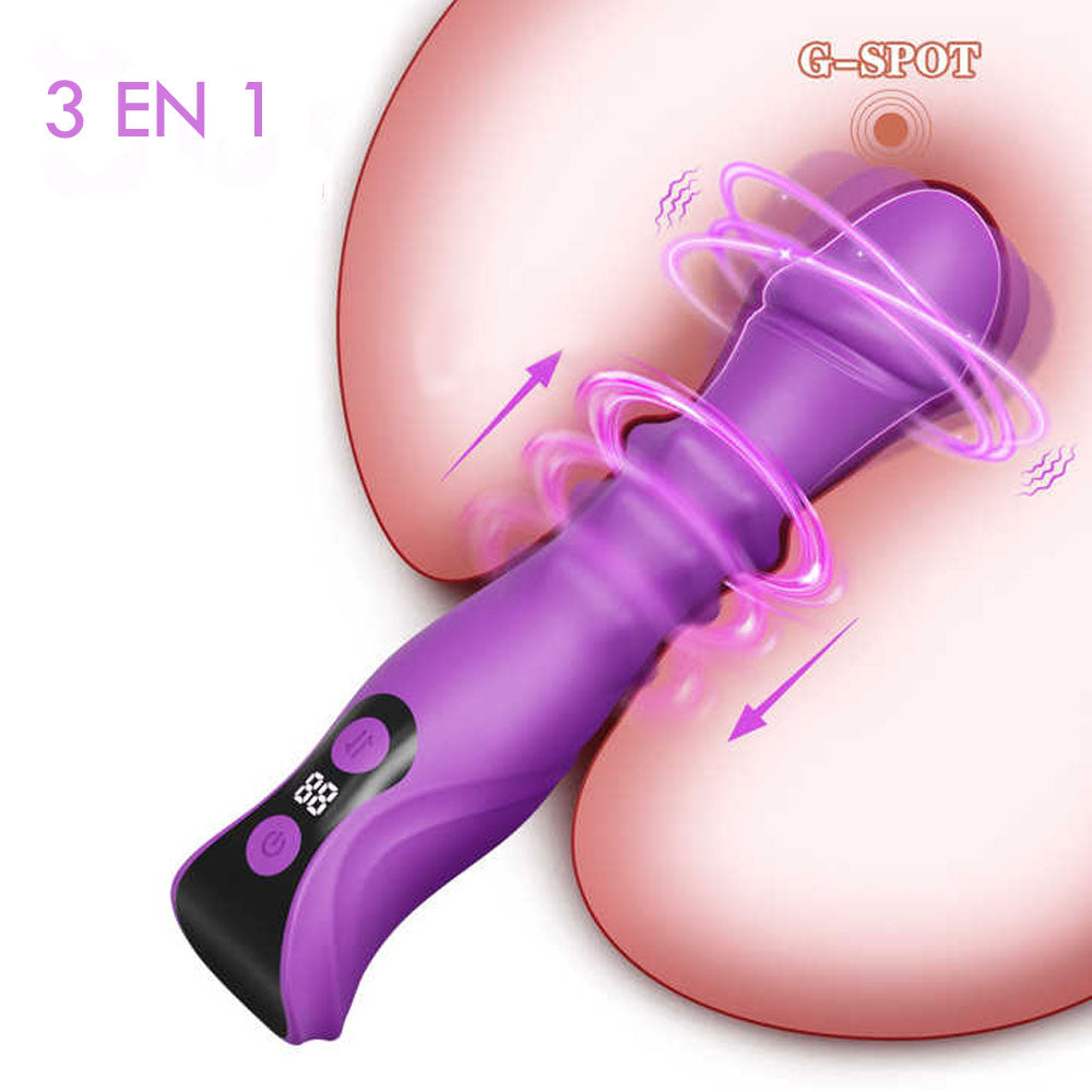 Vibrador con movimiento amatista - dominame - vibrador online - vibradores clitoris - vibrador sexual - vibrador femenino - Sex shop Dominame.cl
