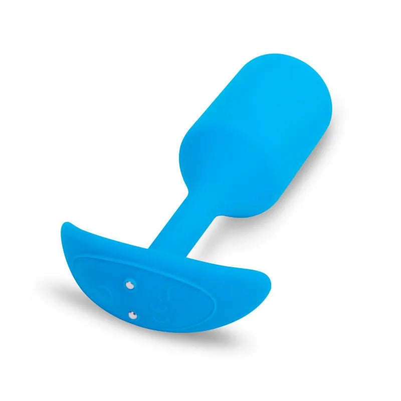 B-Vibe Vibrador snug plug large blue