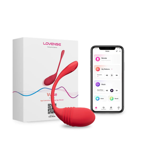 Vulse de Lovense - vibrador con movimiento interactivo con app - Huevo vibrador de empuje - Sexshop (3)