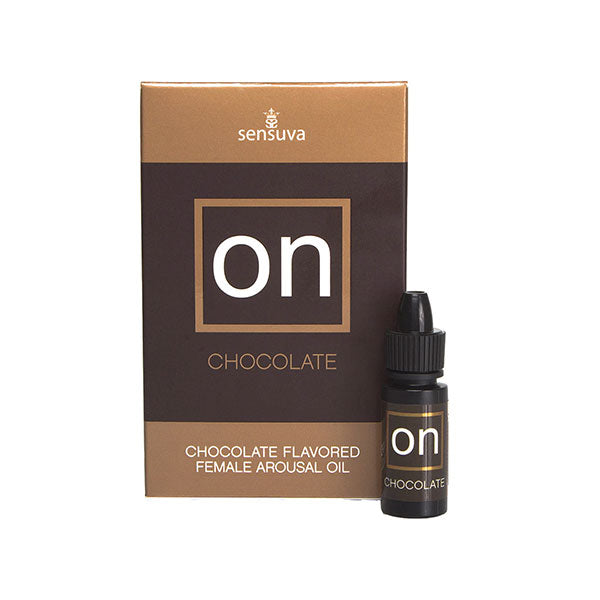 ON FOR HER - SENSUVA - ESTIMUALDOR DE CLITORIS SEX SHOP CHOCOLATE DELICIOSO CON SABOR