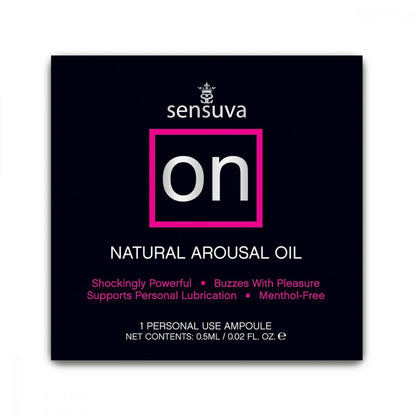 Aceite Estimulante de Clítoris - ON for her Original (Sachet)  de Sensuva - Dominame.cl sex shop