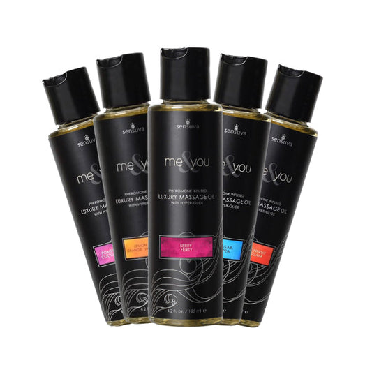 Aceite de Masaje Me & You - Con Feromonas - 125ml. - Sensuva - Sex shop dominame.cl 