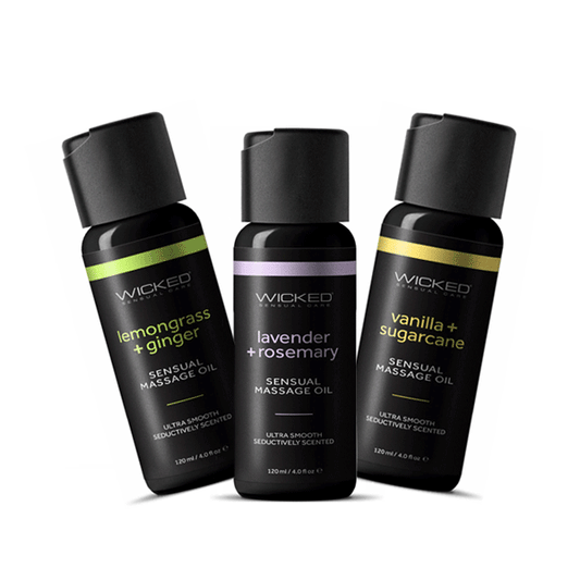 Aceite de masaje sensual - wicked - aceites corporales - aceites para masajes eroticos - aceites sexuales - aceites afrodisiacos - aceites cremas masaje - sexshop chile