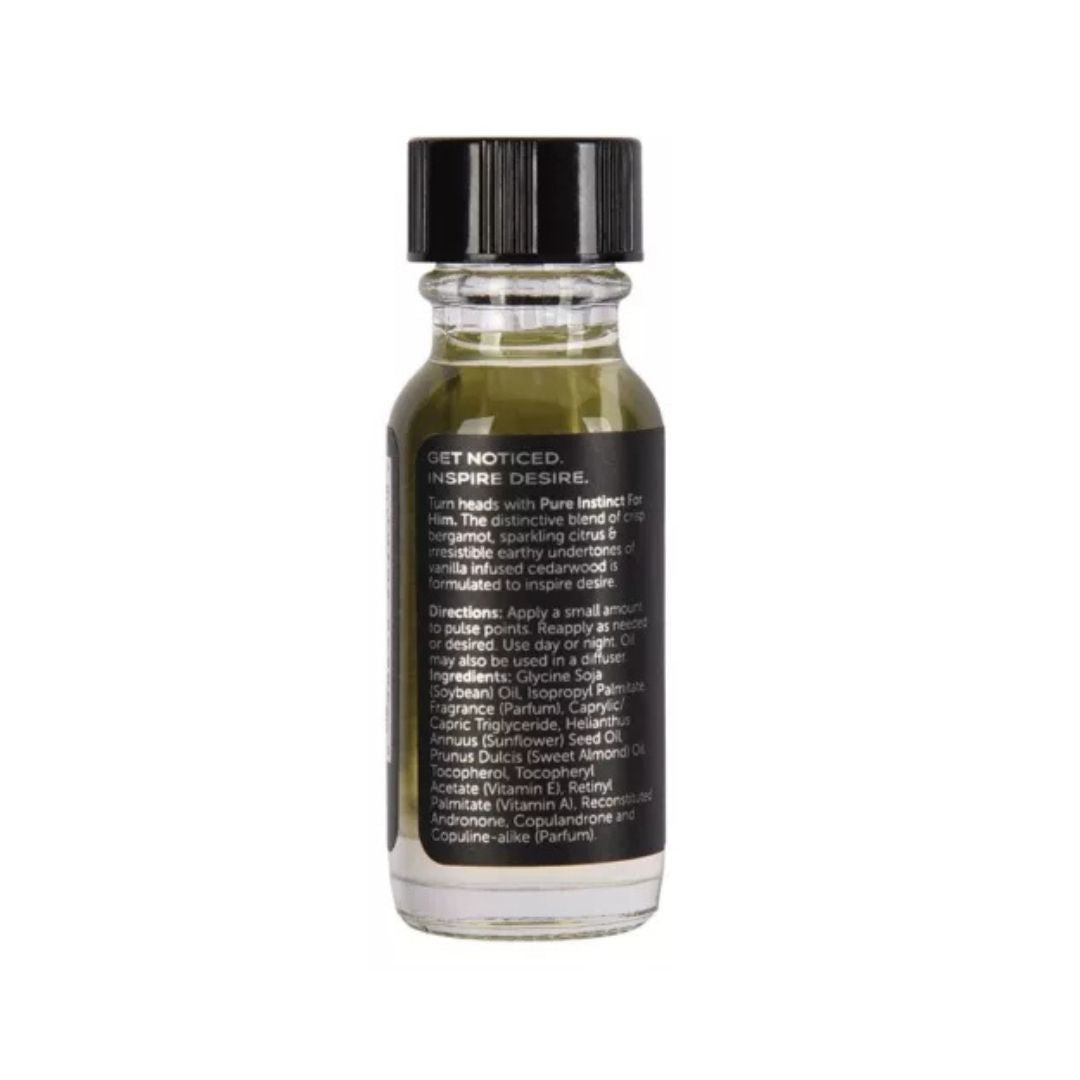 Aceite perfumado con feromona pure instinct para el 15ml. - feromonas masculinas - feromonas para hombre  - Perfume afrodisiaco - Perfume para seducir - perfume de feromonas - feromonas en aceite - aceites perfumados - sexshop Chile - envios discretos