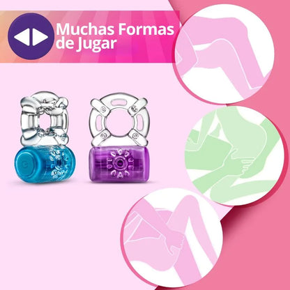 Anillo Vibrador One Night  -  Play With Me - Anillo para el pene -  BL 30811 - Sex shop - dominame
