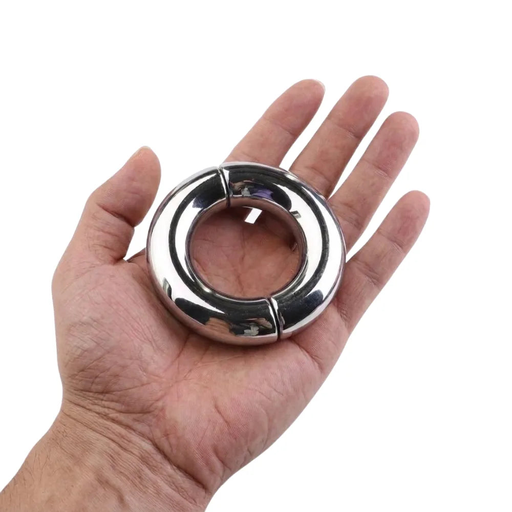 Anillo metalico - cockring - bdsm - potencia la ereccion - mejor tamaño - anillo para el pene - anillo imantado - fiestas swingger - anillo erector 