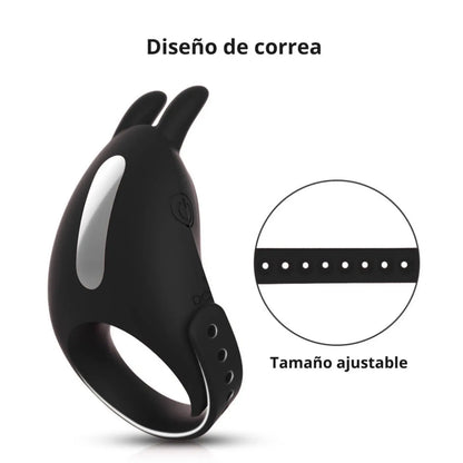 Anillo vibrador sky - dominame - anillo de vibraciones - anillo para pene - anillo sexual - anillo vibrador potente - juguete para parejas - mejorar ereccion con vibrador - vibrador -  sex shop dominame.cl