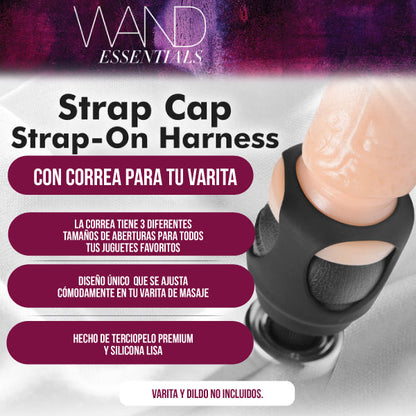 Arnes De Varita Con Correa Para Dildo - Accesorio de Masajeador magic wand hitachi - Sexshop