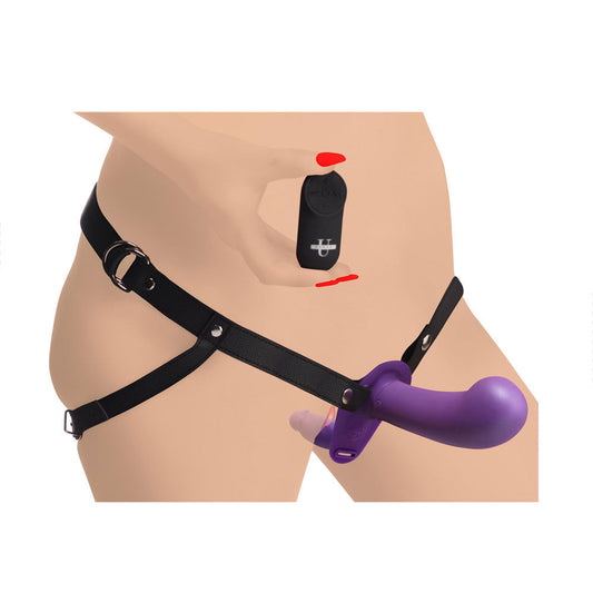 Arnes de pegging vibrador- Strapless - Arnes sin tirantes - xr play hard - Productos para parejas