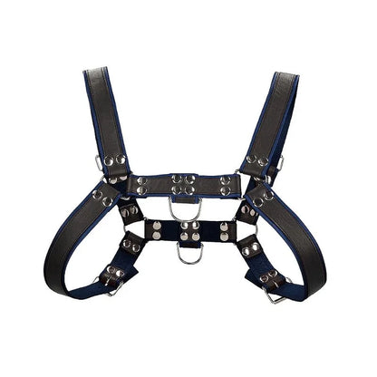 Arnes de pecho bulldog - azul- de Ouch! - kynk - Bondage - Sexshop Dominame.cl