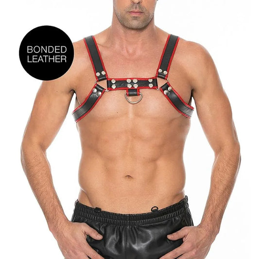 Arnes de pecho bulldog - rojo - de Ouch! - kynk - Bondage - Sexshop Dominame.cl