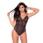 Bodie De Encaje Transparente - lenceria erotica - ropa interior sensual -  body de encaje para mujer