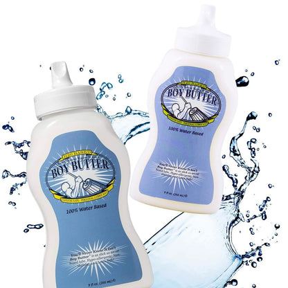 Boy Butter H20  Lubricante Base Agua - H2O Formula 266 ML. - Lubricantes Íntimos de Calidad Sexshop Dominame.cl