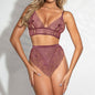 Bralette Conjunto Beso de Medianoche - conjunto de encaje femenina - lenceria sexy mujer