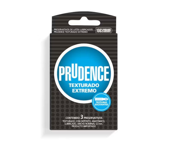Condones Texturado Extremo - 3u. - preservativos - condones - sexo seguro - Anticonceptivos - Protección sexual - profilacticos - forros - sexshop Santiago - envios discretos a todo chile