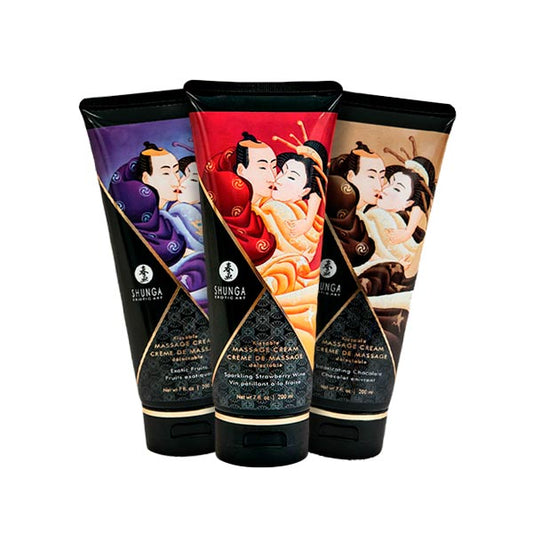 Crema de Masajes Besables - 200ml. - Shunga Erotic Art - Sex Shop en Chile 