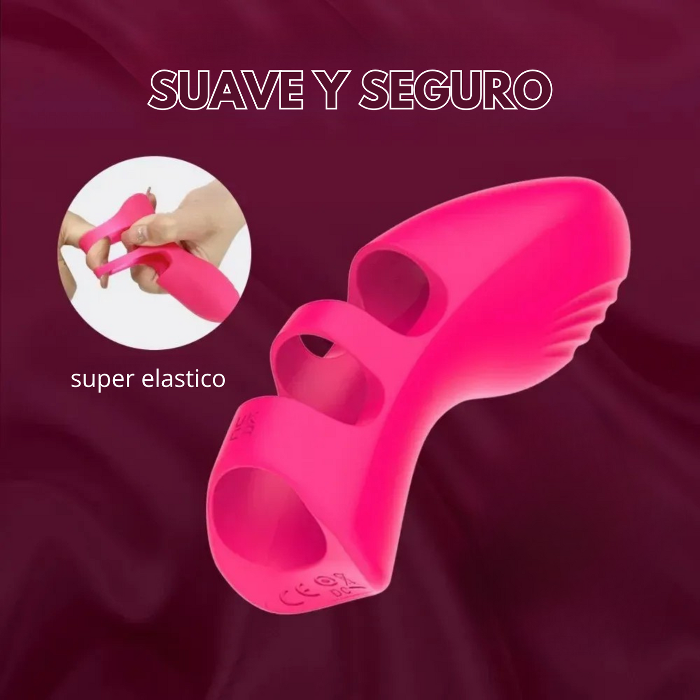 Dedo vibrador Titina - estimulante para punto g - juguete lesbico - vibrador femenino - vibrador para parejas - juegos previos - diversión sexual - juguetes intimos - sexshop dominame - tienda sexual - juguetes intimos - dominame 