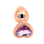 Dilatador Anal Gema de Placer – Rose Gold - SEXSHOP - Tienda de juguetes para adultos