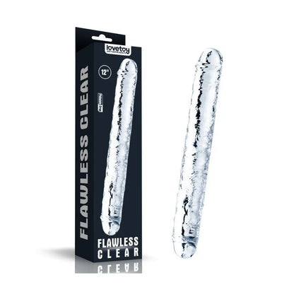Dildo Doble - Transparente - Lovetoy - consolador realista - doble - LV310018 -Sexshop - dominame