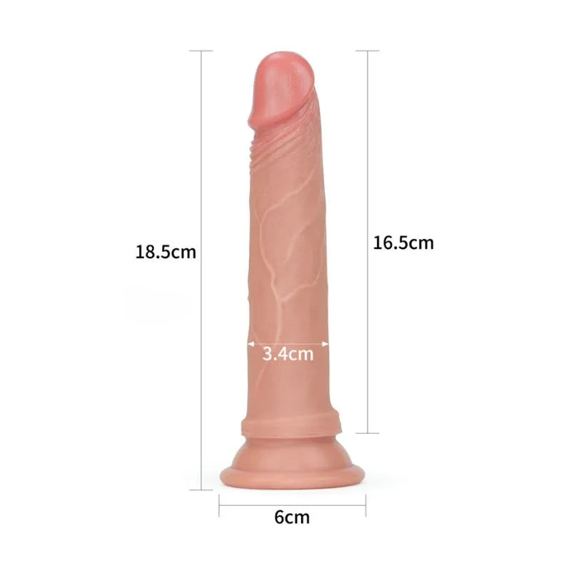 Dildo - Nature Cock - Lovetoy -Dildo Silicona - LV4002F -Sexshop - dominame