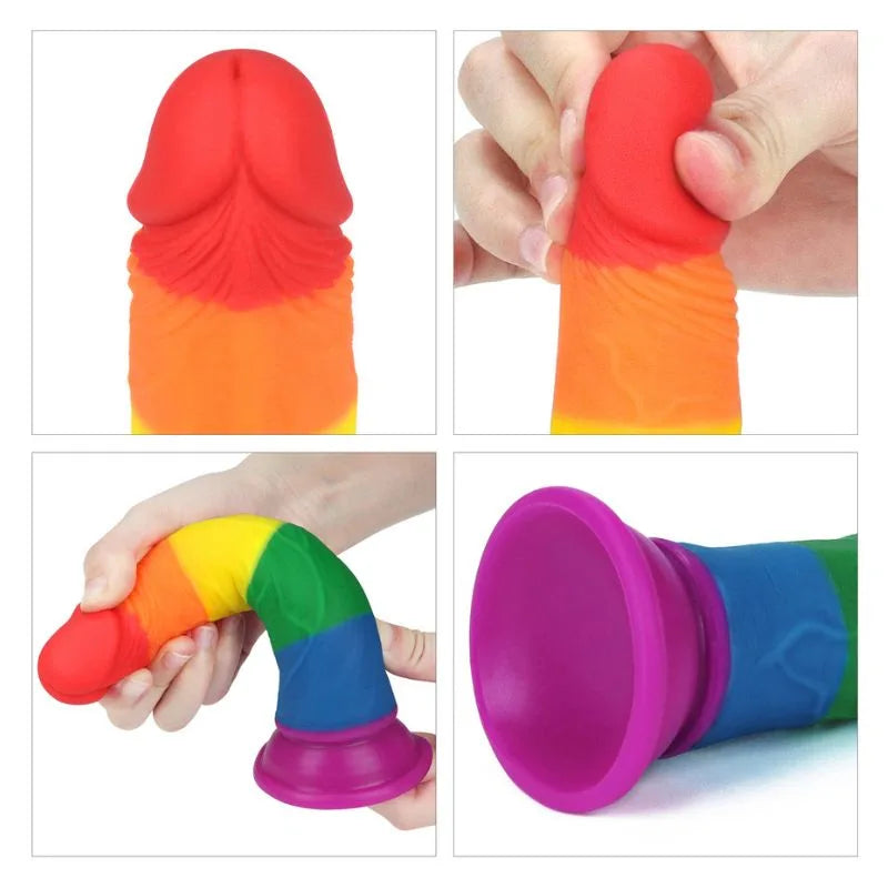 Dildo Pride - Lovetoy - Consolador pride - LV410025 - Sexshop -  dominame