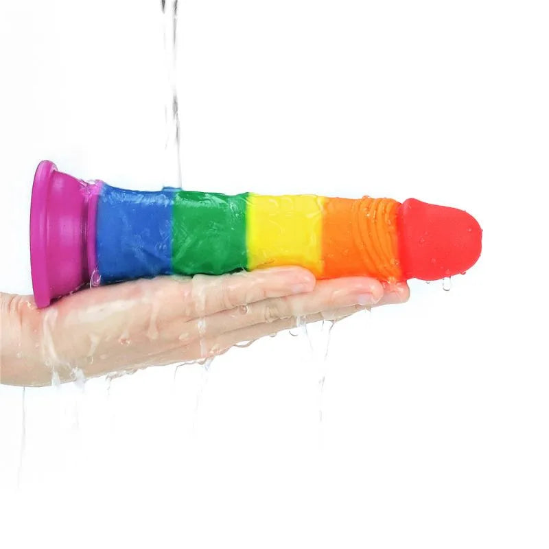 Dildo Pride - Lovetoy - Consolador pride - LV410025 - Sexshop -  dominame